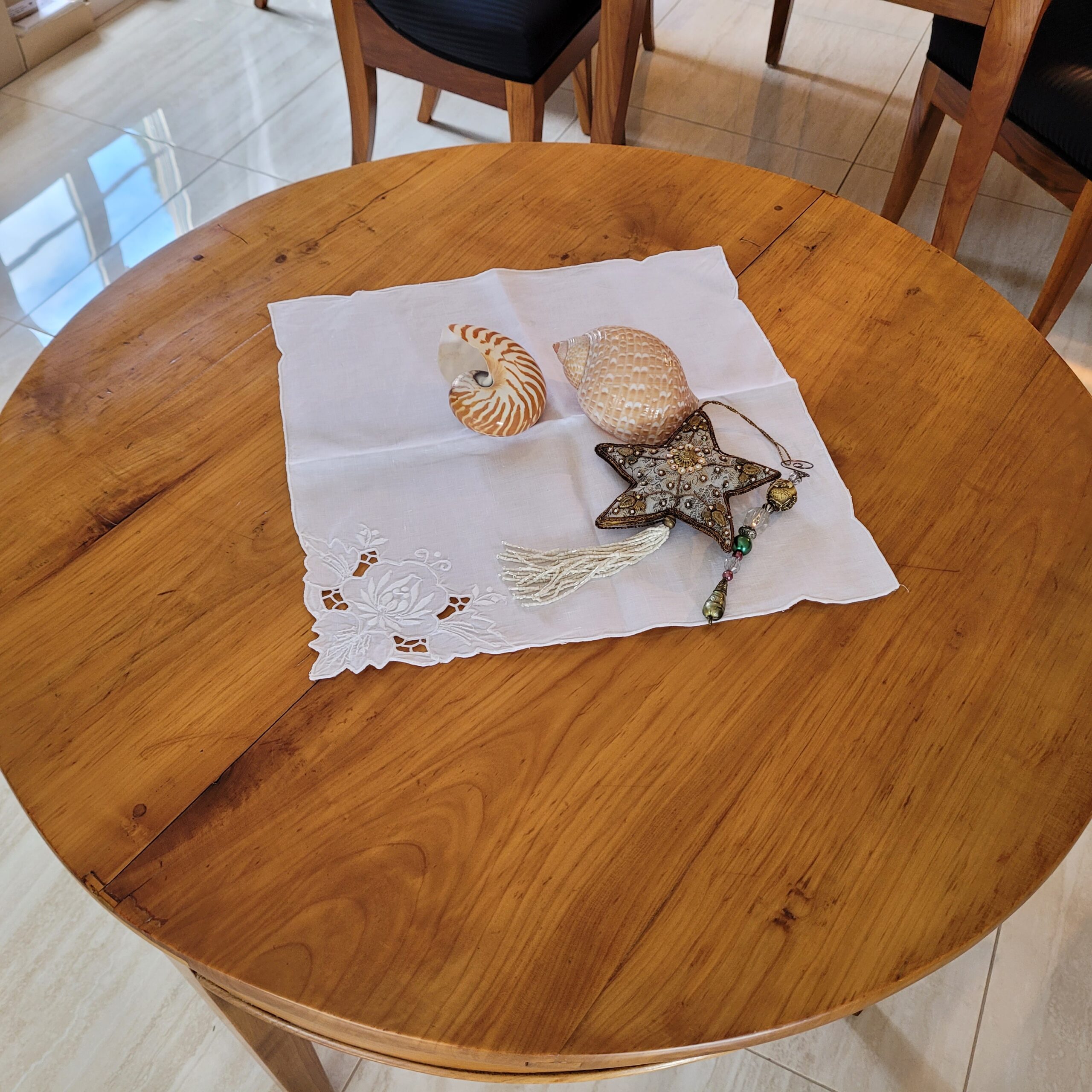 MA05 Antiker Salon Tisch Biedermeier Stil – Bild 3