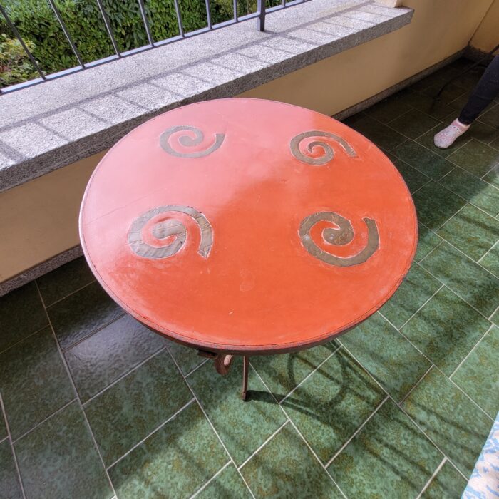 ZA30 Vintage Eisentisch – Bild 4